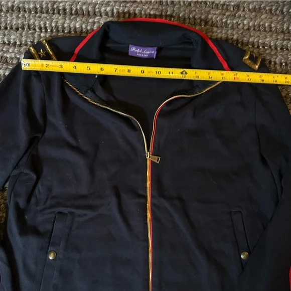 Ralph Lauren Purple Label Uniform Embellished Full Zip - Picture 5 of 9